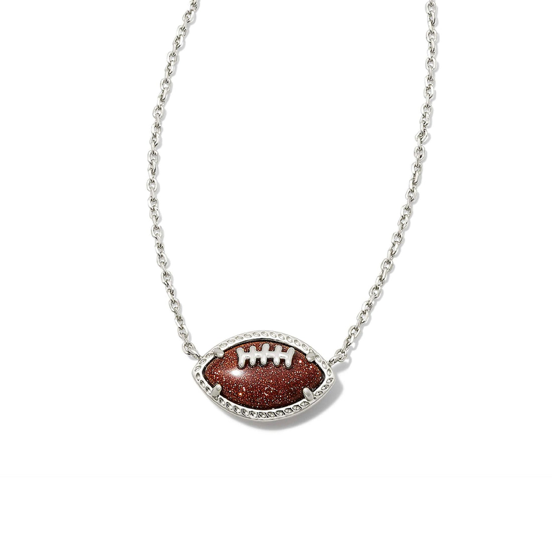 Football Short Pendant Necklace, Bracelet and Earrings Set