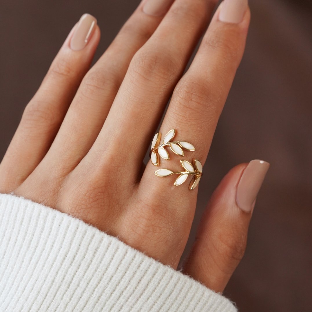 Gold Leaf Ring